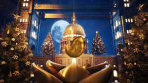 Golden Christmas In Vatican