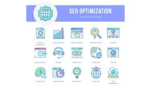 Seo Optimization - Filled Outline Animated Icons