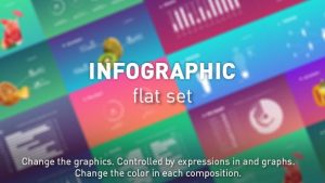 Infographic flat set