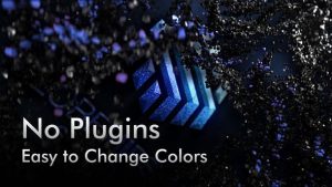 Black Rock Particles. 5 Color Presets.