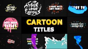 Cartoon Titles Pack | After Effects