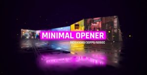 Minimal Openers/ Simple Slideshow/ Modern Museum/ Stylish Intro/ Bright 3D Camera Move/ Neon Mood