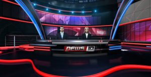 News Virtual Studio Set