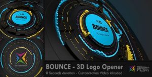 BOUNCE - 3D Logo Opener