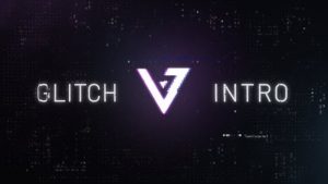 Glitch Logo Reveal